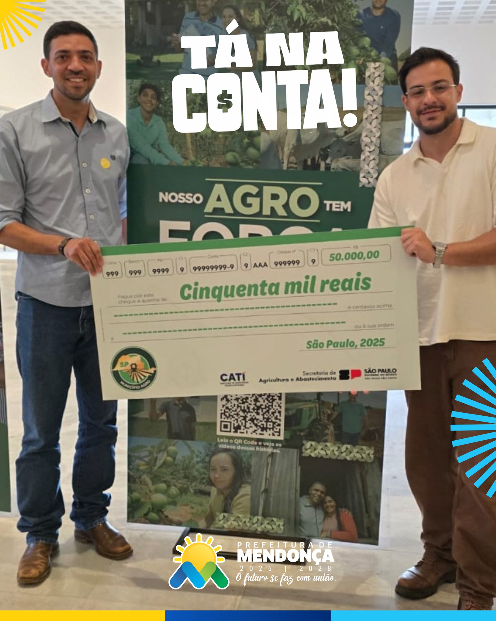 Tá na Conta! Mais investimentos para o fortalecimento do campo!