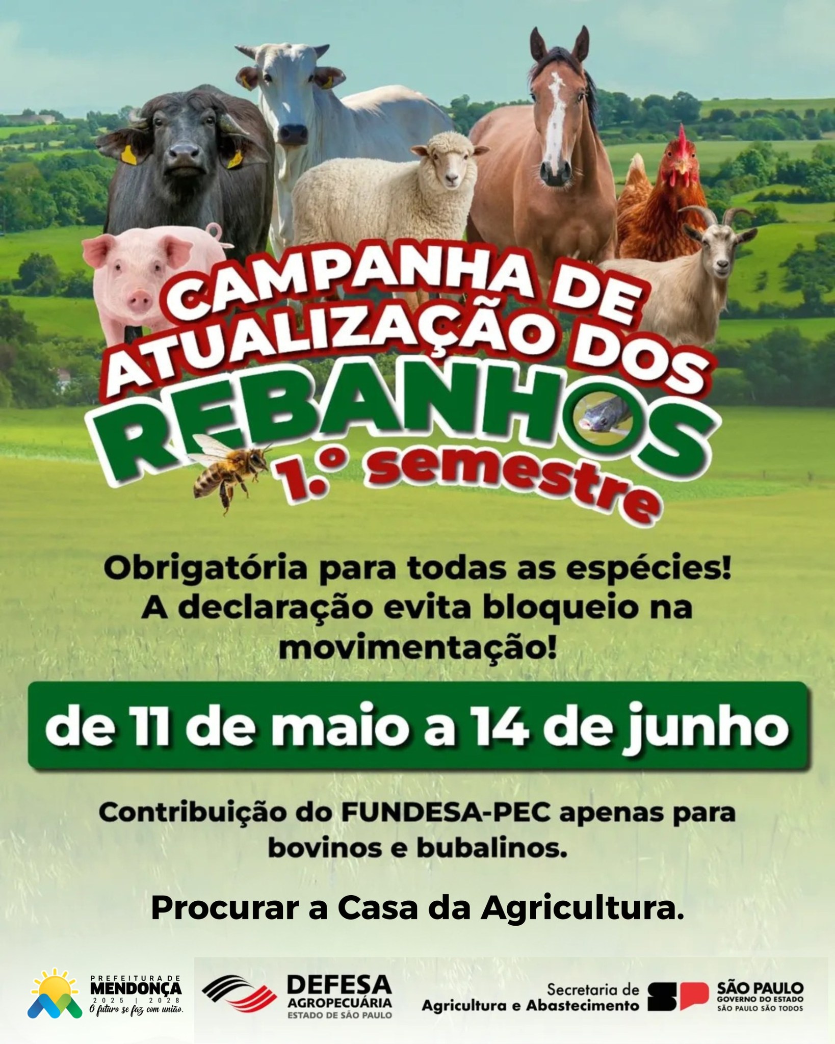 Campanha de Atualização dos Rebanhos